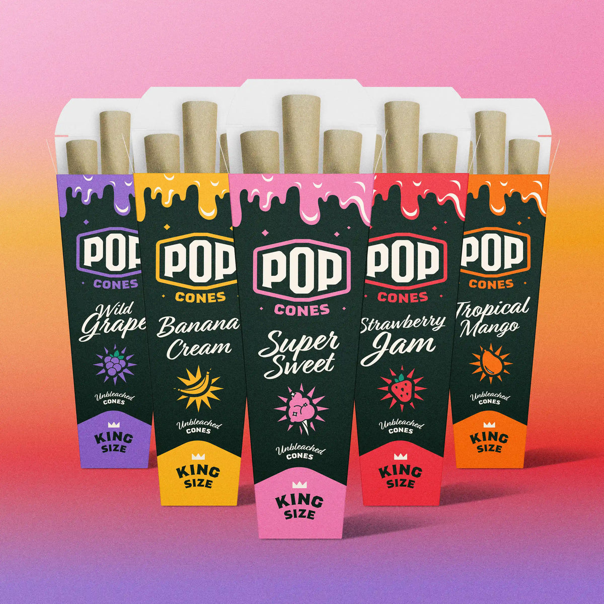 Cone Collection 2.0 Flavor Collection – POP CONES
