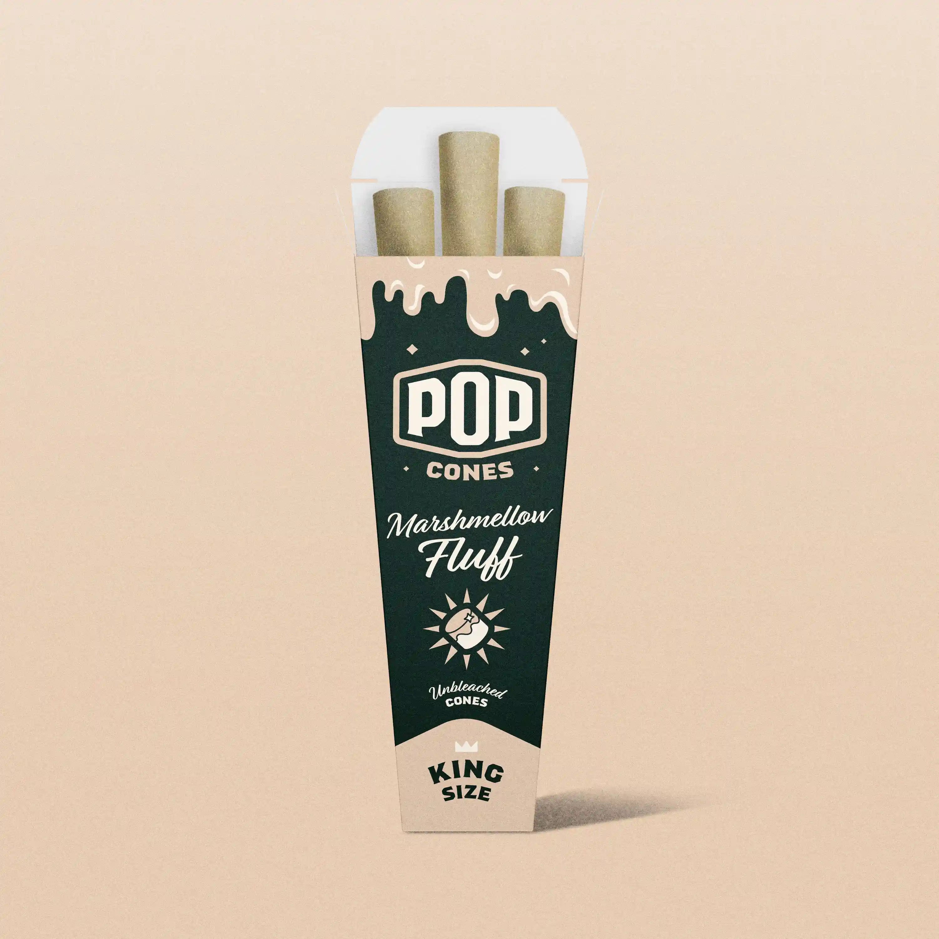 Marshmellow Fluff Cones